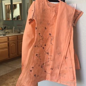 Girls indian cotton Punjabi dress size 26/4t